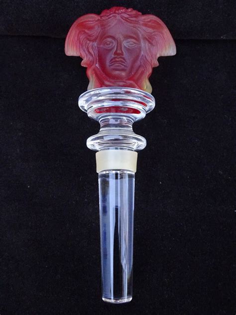 rosenthal versace medusa lumiere|rosenthal Versace Medusa bottle stopper.